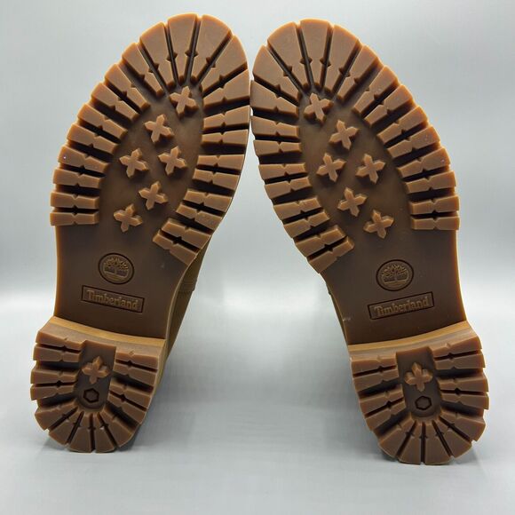 Timberland Courmayeur Valley 6" Faux Fur Warm Lined Boots Size 11 Brown Nubuck - Picture 7 of 7